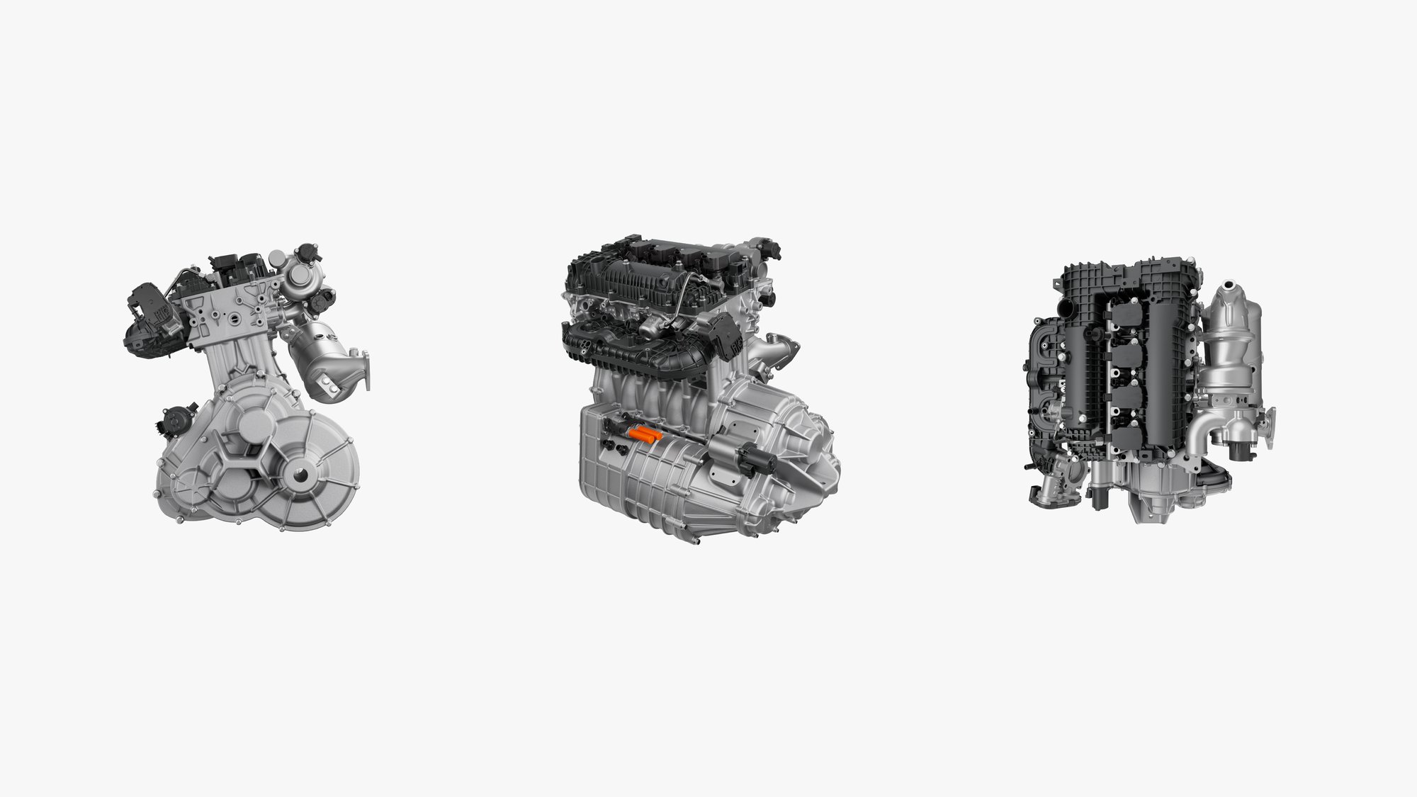 Three different angles of the X-RANGE F15 DRIVE DIRECT system