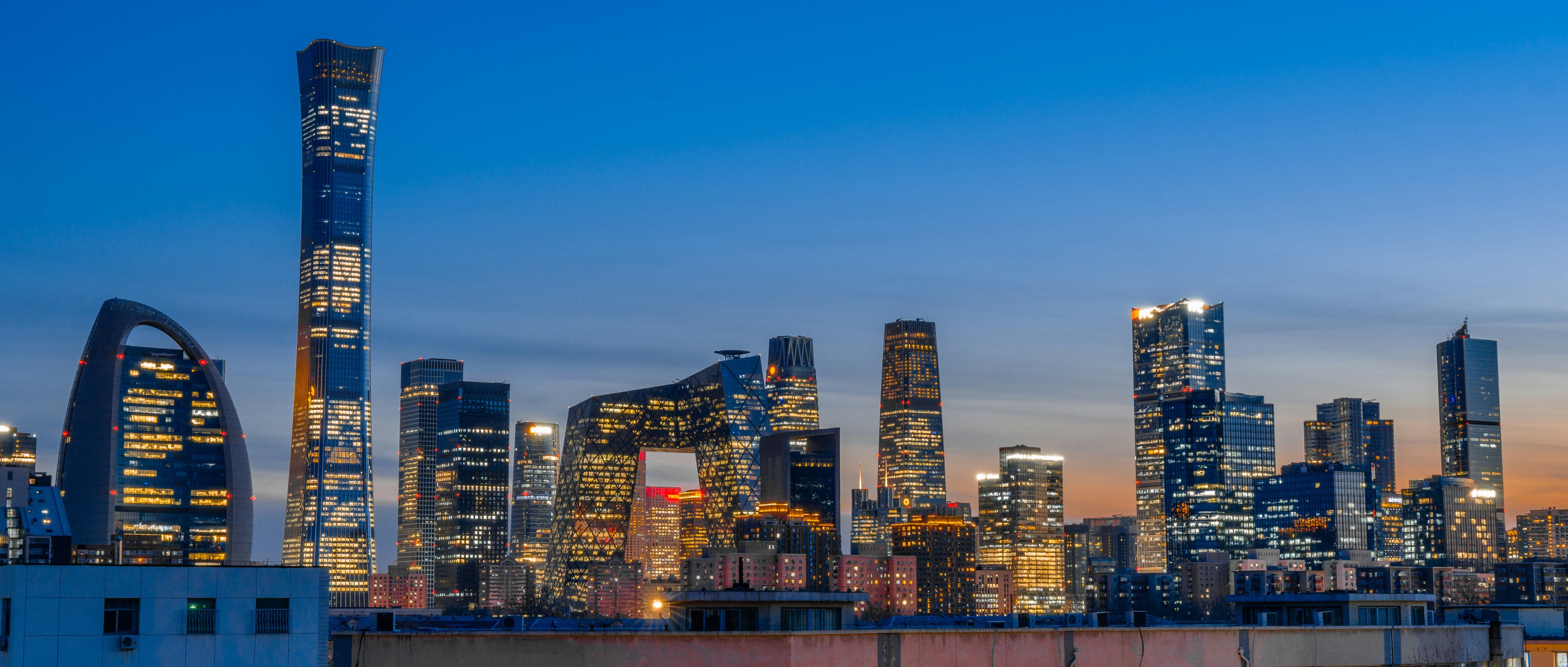 北京天际线全景